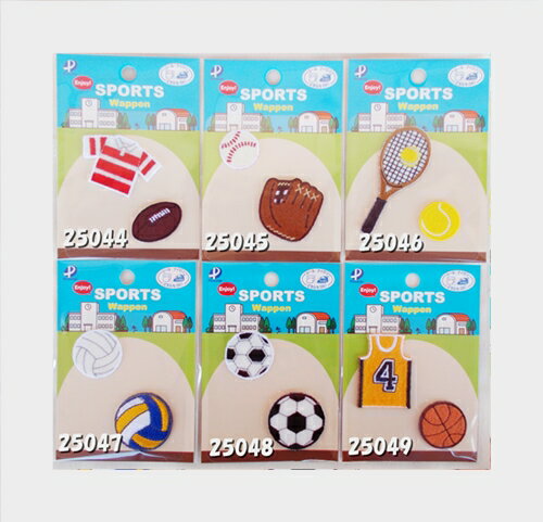 Rakuten - スポーツワッペン 2個付き アイロン接着