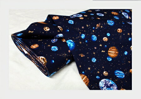 樂天商城 - 宇宙の柄　ラメ使い オックスプリント 入園入学用品 レッスンバック