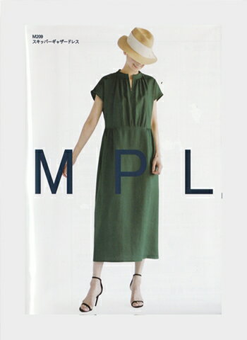 Mパターン研究所 スキッパーギャザードレス M209