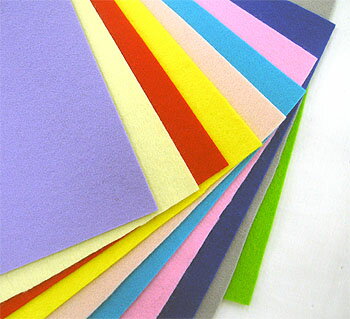 フエルト40cm角 ブラウン系