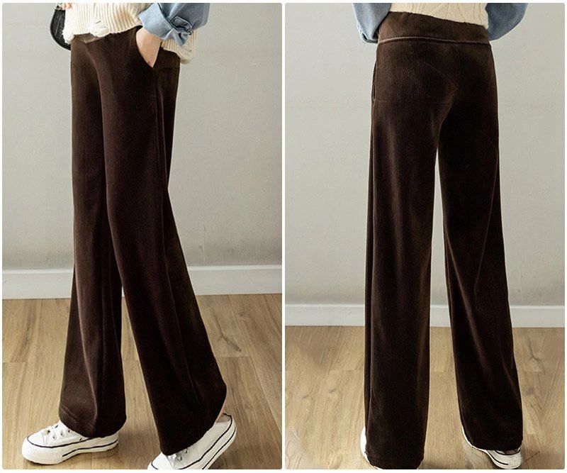 マタニティ パンツ 秋冬 ワイドパンツ レディース マタニティウェア マタニティパ...