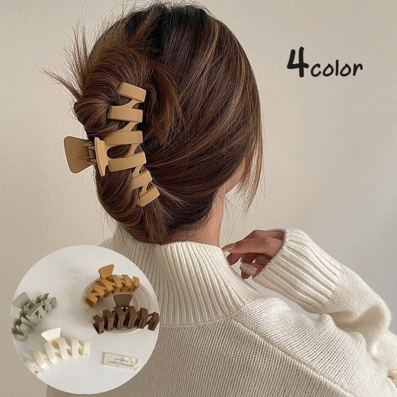 乐天商城 - ヘアクリップ バンスクリップ レディース 女性 ヘアアクセサリー ヘアアクセサリ まとめ髪 髪留め ロングヘア ヘアアレンジ 簡単 挟む シンプル お