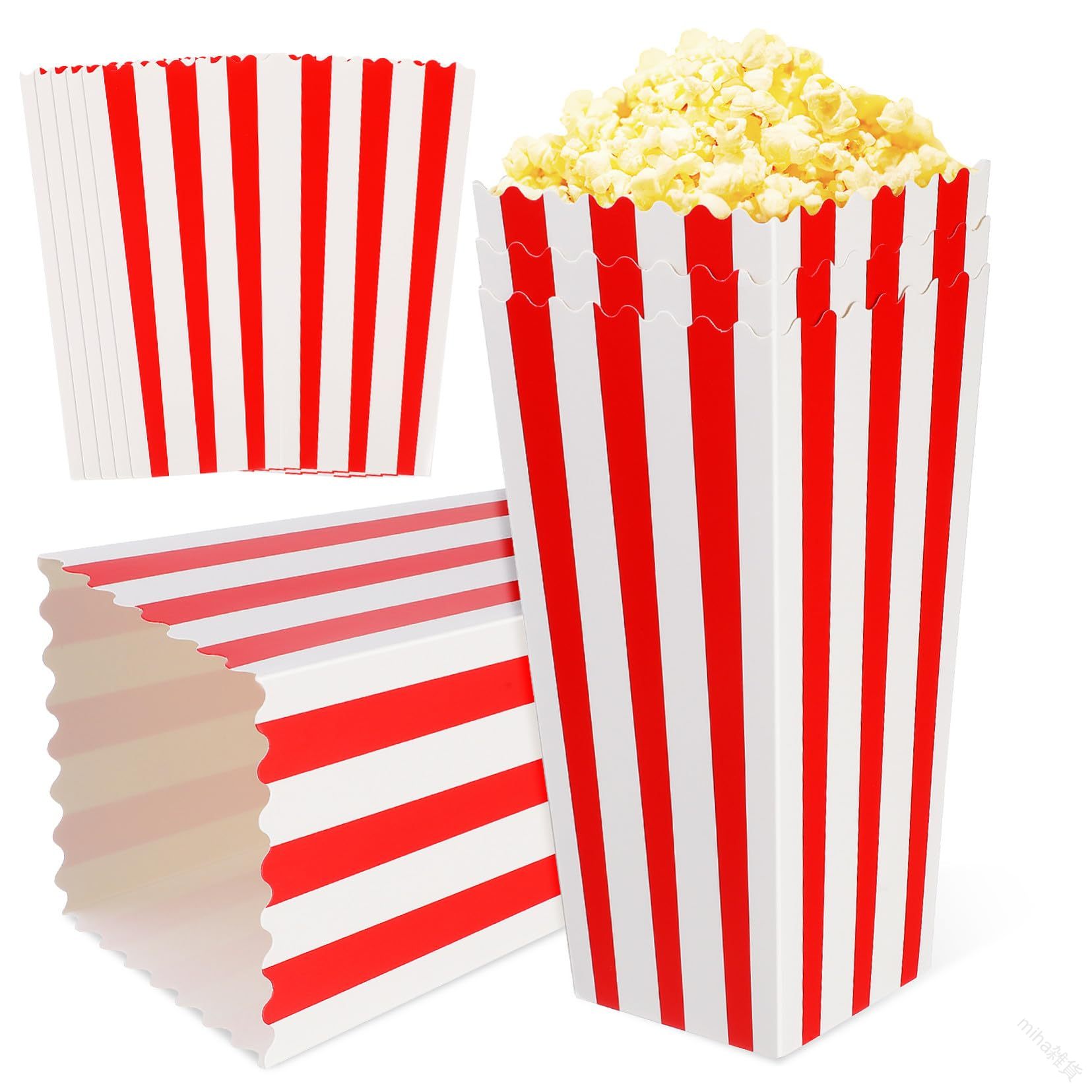 Rakuten - 折 紙製 大容量 映画鑑賞 映画館 容器 爆米花 風 簡単 用 15個