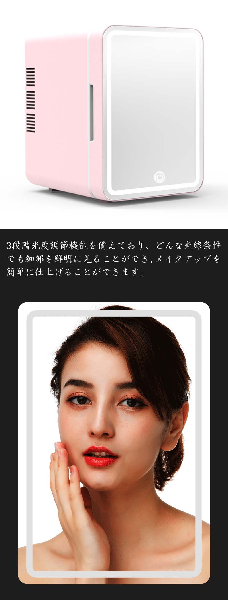 ポータブル 冷蔵庫 車載冷蔵庫 USB給電可能 家庭用コンセントにも可能 化粧品用 簡易冷蔵庫 4L 車に対応 ポータブル 屋外 ミニ冷蔵庫 キャンプ