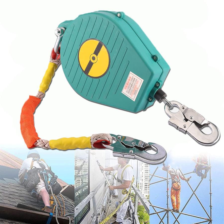 乐天商城 - 自己収縮ライフライン 落下防止空中作業落下阻止装置 ，安全ブロック スマートリール昇降移動用墜落防止器具 ，落下防止装置昇降用 ベルブロック
