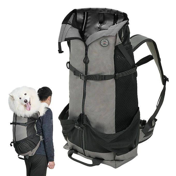 商品情報： 素材：ポリエステル カラー：グレー サイズ：60cm x 48cm 推奨体重: 犬15-30kg 特徴: 安全ストラップ付き調整可能なハンズフリードックキャリーバッグパック。 メッシュ素材で通気性が良く、犬を背負える。 注意事項: ※ 平置き素人採寸ですので多少の誤差はご容赦下さい。 ※ モニタ環境によって、商品の色合いが多少違う場合があります。 ※ 少々匂いがありますが、置いたままで2-3日くらいになくなりますので、ご安心ください。 ※ 発送時も簡易梱包の為、お受け取り時にたたみ皺が有ると思いますが、ご了承ください。商品情報： 素材：ポリエステル カラー：グレー サイズ：60cm x 48cm 推奨体重: 犬15-30kg 特徴: 安全ストラップ付き調整可能なハンズフリードックキャリーバッグパック。 メッシュ素材で通気性が良く、犬を背負える。 注意事項: ※ 平置き素人採寸ですので多少の誤差はご容赦下さい。 ※ モニタ環境によって、商品の色合いが多少違う場合があります。 ※ 少々匂いがありますが、置いたままで2-3日くらいになくなりますので、ご安心ください。 ※ 発送時も簡易梱包の為、お受け取り時にたたみ皺が有ると思いますが、ご了承ください。