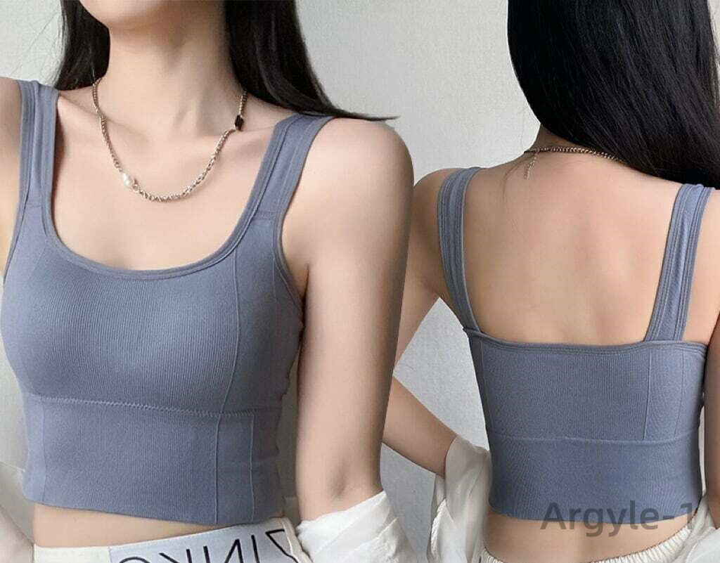 【送料無料】2セット ブラジャー ノンワイヤー ブラ レディース カップ付 ハーフトップ ブラ ブラトップ リブ ソフト スポーティ