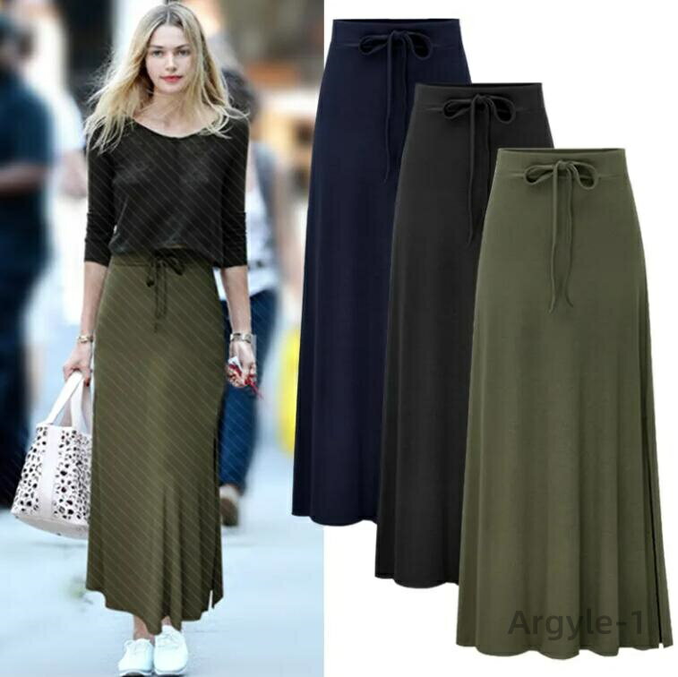 【送料無料】スカート レディース フレアスカート ボトムス Aライン フレア レディース ロングスカート ロング マキシ 膝下 ひざ下