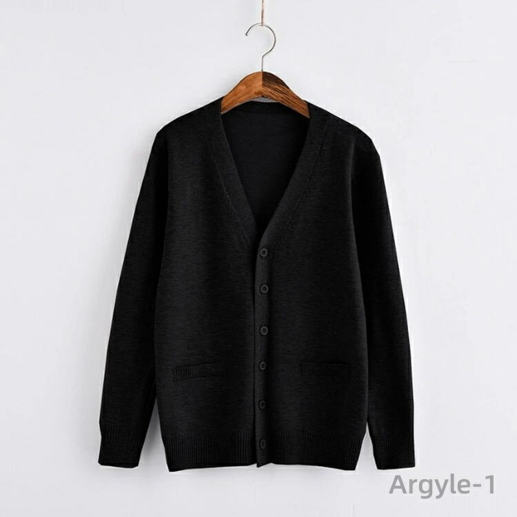 【送料無料】オールシーズン 夏 春 制服 無地 薄手 ニット vネック 春夏 スクールカーディガン 秋 コットン 男子高生 女子高生 紺 中学生