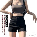 【送料無料】ストレッチ ショートパンツ レディース ショート パンツ ソフトデニム 短パン ハイウェスト ショート丈 ショーパン 短パン