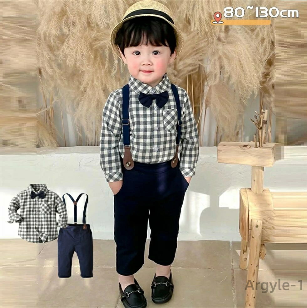 【送料無料】フォーマル 男の子 おしゃれ 長袖 秋 ベビーフォーマル シャツ キッズフォーマル 子供スーツセット 誕生日 服 1歳 入学式