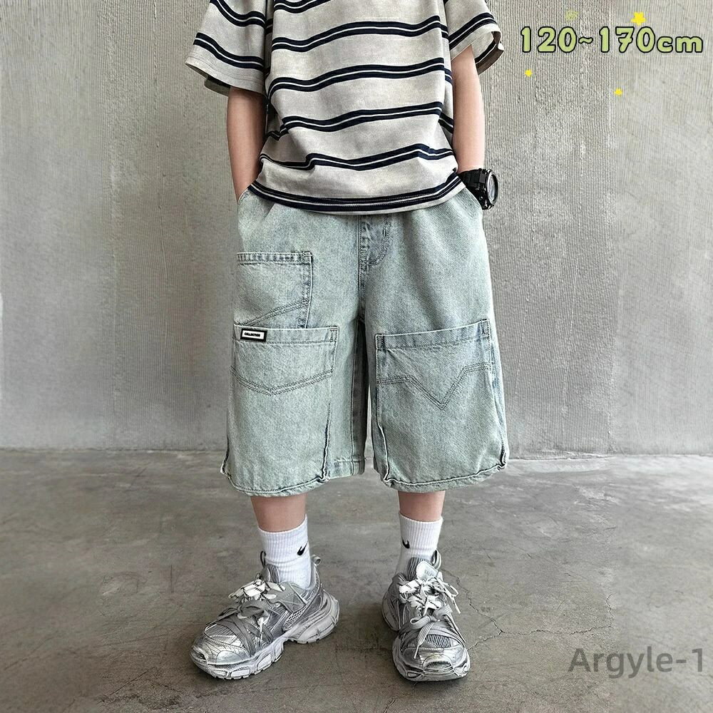 【送料無料】キッズ 半ズボン 男の子 デニム ハーフパンツ キッズ 男の子 ジュニア 子供服 ジーンズ キッズ ハーフパンツ ショートパンツ