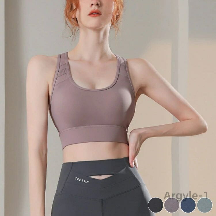 【送料無料】ヨガ Uネック レーサーバック トップ ストレッチ タンクトップ ジムウェア ヨガトップス タンク スポーツ ブラ 黒 ダンス 無地