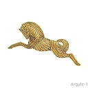 【送料無料】ブローチ 合金 男性 3点セット