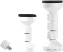 【送料無料】両面テープ 保護パッド 防災グッズ取付高さ4.2~11cm 転倒防止 家具固定用 防災措置 耐震対策 ジャッキ式 2本セット 突っ張り棒