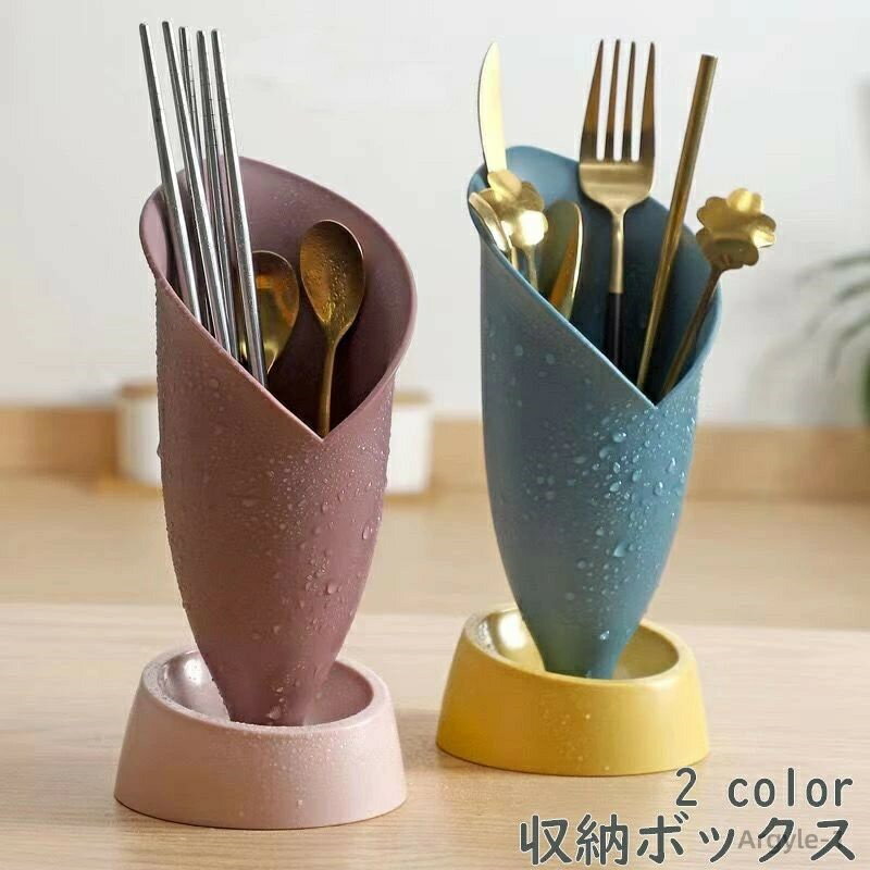 【送料無料】 洗面台 シンプル 花挿し 机上 多機能 防水 キッチン用品 キッチン収納 歯ブラシホルダー カトラリーラック 雑貨 箸ボックス 収納ボックス 箸立...