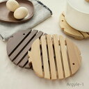 【送料無料】17*16.2cm 木製 鍋敷き 茶托 受け皿 ソーサー おしゃれ 和風 木目 コースター お皿 ウッドプレート お盆 トレイ トレー