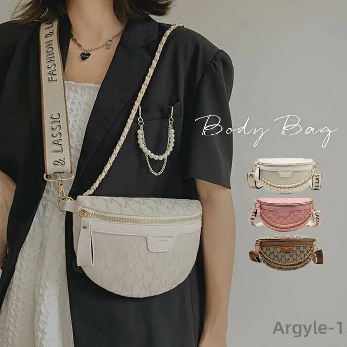 【送料無料】ボディバッグ レディース きれいめ 大きめ 3way ショルダーバッグ 斜め掛け 大人 軽量 スポーティー ウエストポーチ 総柄