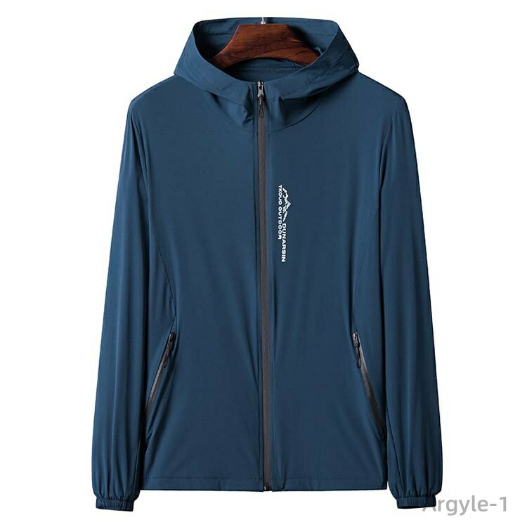 【送料無料】ジップアップ UVカット シンプル サマージャケット 日焼け対策 薄手 ラッシュガード UPF50+ メンズ 紫外線対策