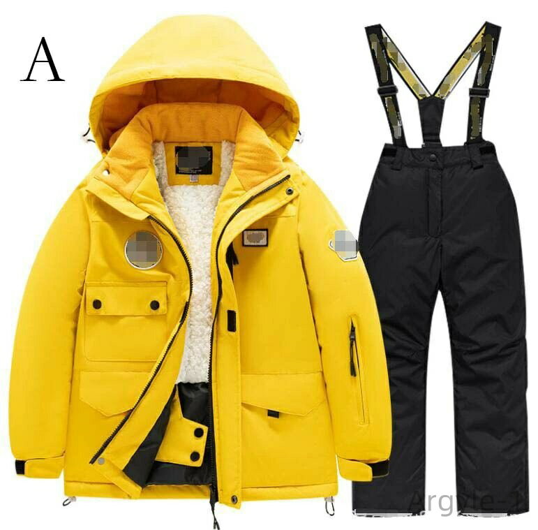 【送料無料】ジャケット 上下セット 雪服 裏ボア 子供用スキーウェア キッズスキーウェア 子供 スノーウェア 超暖かい