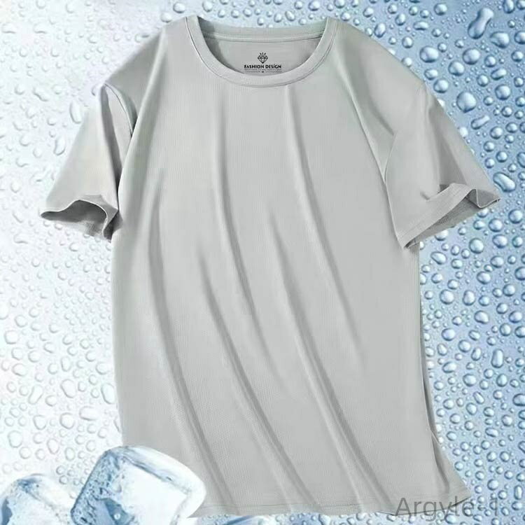 【送料無料】クルーネック 夏用 UVカット 4枚セット! Tシャツ トップス 作業着 半袖 レディース メンズ 接触冷感 ストレッチ