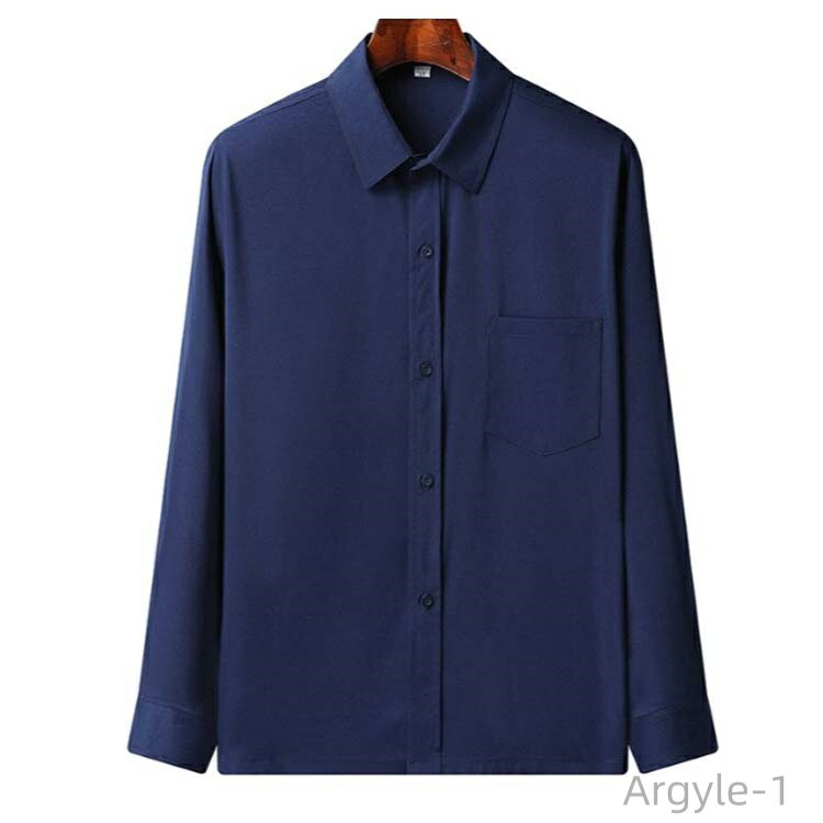 【送料無料】メンズ 薄手 接触冷感 メンズ ビジネス 半袖シャツ シャツ 涼しい シワにならない アイスシルクシャツ