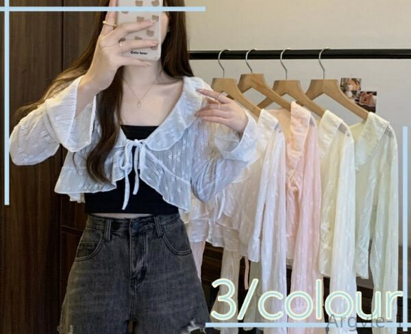 【送料無料】レディース 半袖 レース シフォン 薄手 軽量 羽織り トップス アウター 夏服 春夏秋 ショート丈 きれいめ おしゃれ