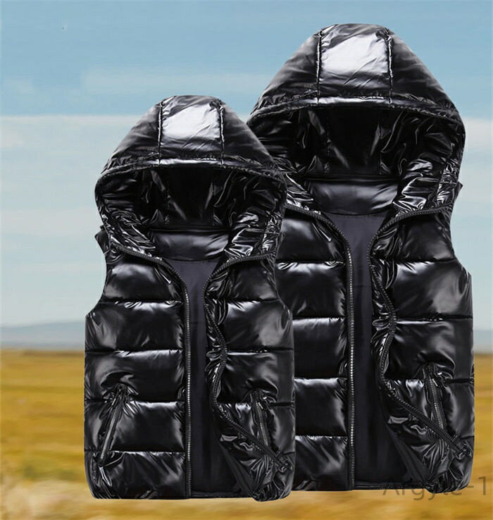 【送料無料】レディース メンズ ダウンベスト ペアルック 男女兼用 家族お揃い 親子ペア 子供/大人サイズあり S-4XL