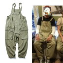 【送料無料】マルチポケット ツナギ つなぎ 作業着 男性向け用 デッキパンツ オールインワン オーバーオール メンズ