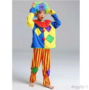 【送料無料】演 文化祭 キャラクター 子供 イベント ハロウィン 子供 女の子 男の子 コスチューム 4点セット ピエロ キッズ 衣装