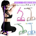 【送料無料】フィットネスチューブ グッズ トレーニングチューブ 筋トレ 2本セット エクササイズバンド エクササイズチューブ 筋トレ