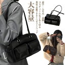【送料無料】肩掛けバッグ 小さめ バック 通学 ミニボストンバッグ コスプレ レトロ 高校生 PUレザー ダブルポケット スクールバッグ