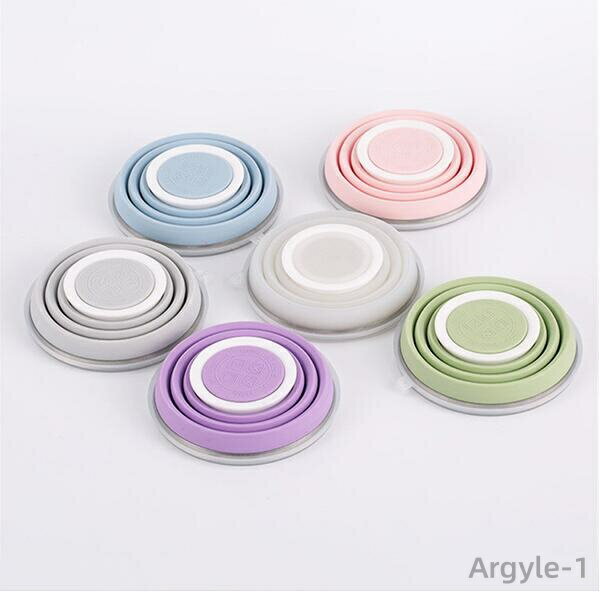 【送料無料】身につける 旅行 持ち運び便利 折り畳みコッププ こぼれない マイカップ 6color 320ml ふた付き CUP POCKET 折りたたみカップ