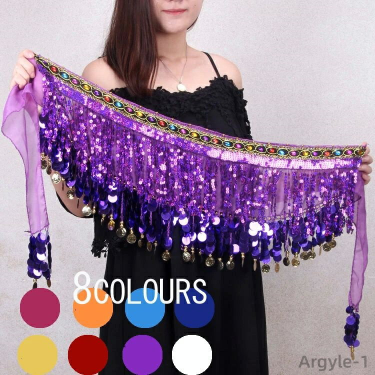 【送料無料】衣装 サンバ 衣装 アラビアン レッスンウェアステージ コインヒップスカーフ ベリーダンスヒップスカーフ ベリーダンス衣装