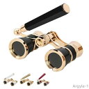 【送料無料】ミュージカル コンサート ライブ 博物館 おしゃれ 小型 軽量 柄付き 舞台 復古 観劇鏡 ハンドル式 3x25 観劇鏡 双眼鏡 観劇