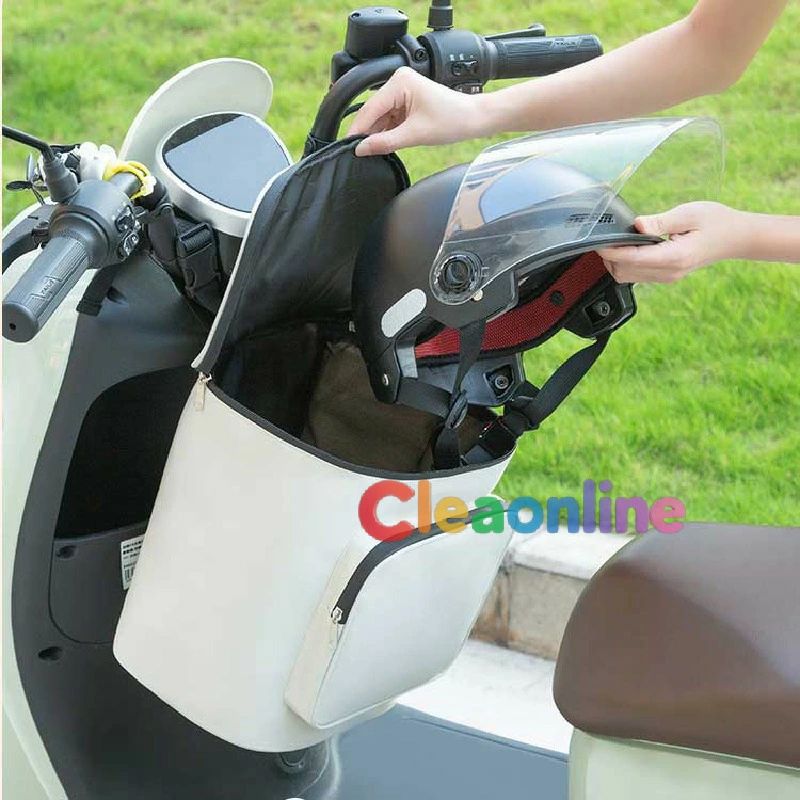 軽量スクーターフロントバッグ防水自転車ハンドルバッグヘルメットケース着脱簡単...