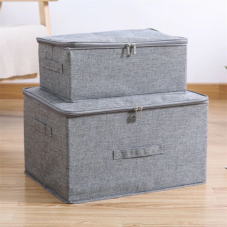 Rakuten - 収納ボックス 衣類収納 布 折りたたみ 雑物収納 折り畳み おもちゃ おやつ ストレージボックス 大容量 小物 整理ボックス 蓋つき 衣類ケース おしゃれ ファスナー ンツ収納ケース 靴下 ブラジャー マジックボックス ベッド下