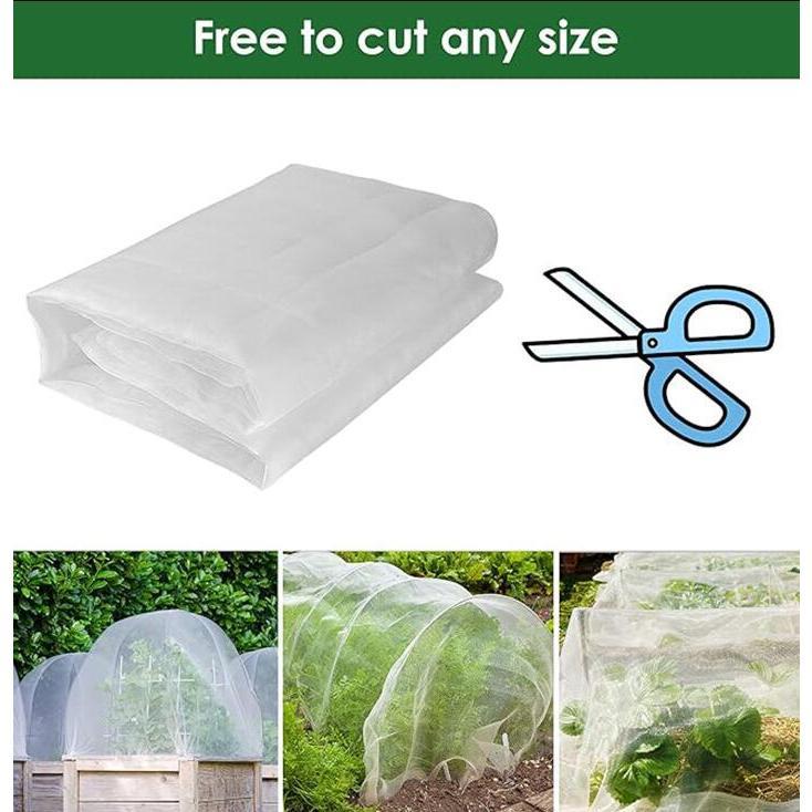 アーガイルの防虫ネット 園芸 3x10m 2x10m 大型 虫除けネット 虫よけネット 畑 菜園用防虫ネット｜アングル2