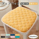 【送料無料】2枚セット クッション シートクッション 椅子用 ダイニングチェア用 チェアクッション 畳用 スクエアクッション 45X43cm