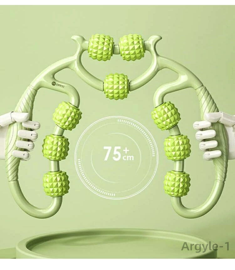 アーガイルの【送料無料】筋膜ローラー 筋膜リリース マッサージ ローラー 足 脚 足痩せ 脚痩せ 脚やせ 足やせ ふくらはぎ 美脚 むくみ 解消 筋膜リリース｜アングル3