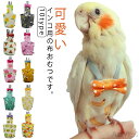【送料無料】フライトスーツ 送料無料 送料無料 ペット インコ おむつ インコ鳥 服 オムツ フン ハーネス 鳥用おむつ リボン 小鳥 インコの服 鳥