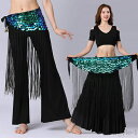 【送料無料】ベリーダンス ヒップスカーフ スパンコール ダンス衣装 ベリーダンス衣装 三角形 スカーフ スパンコール フリンジ アクセサリー 小物 キラキラ お...