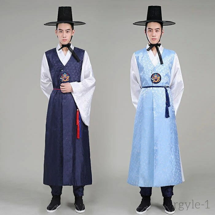 【送料無料】韓国民族衣装 パジチョゴリ 韓服 メンズ 男性 龍 刺繍 メンズ スーツセット 入学式 成人式 イベント パーティー 還暦祝い 七五三 学園際 文化際 コスプレ 仮装