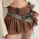 【送料無料】ベルト レディース おしゃれ キラキラ ラインストーン エレガント アメリカン レトロ 春夏 象嵌 エンボス 韓国 装飾 フラワー バックル