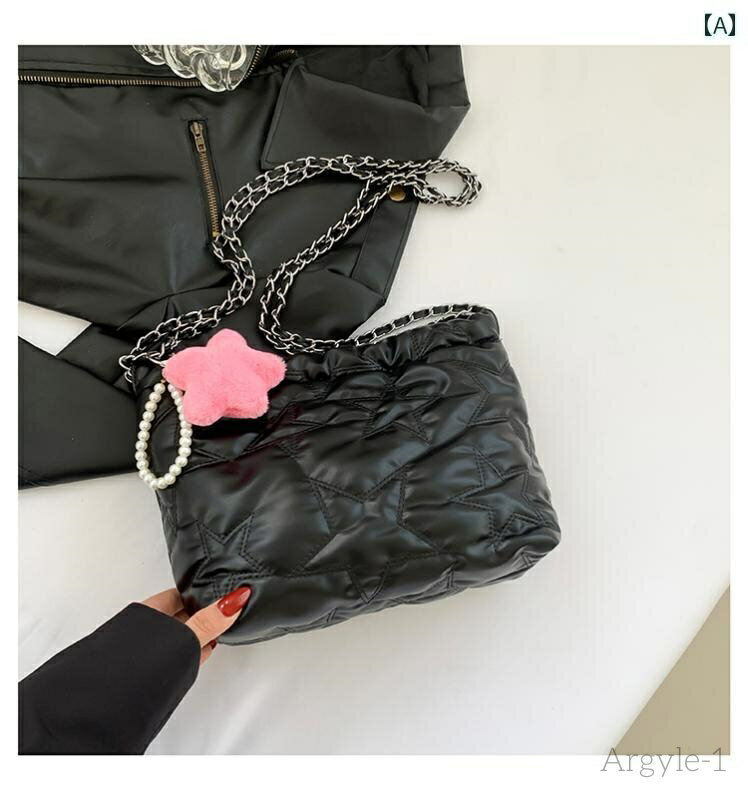 【送料無料】レディース バッグ 普段使い 刺繍 糸大容量 チェーン ショルダー ファッション トート バケット