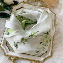 【送料無料】ストール 花柄 刺繍 レディース スカーフ ショール 大判 レトロ 中国風 グリーン ゴールド パープル