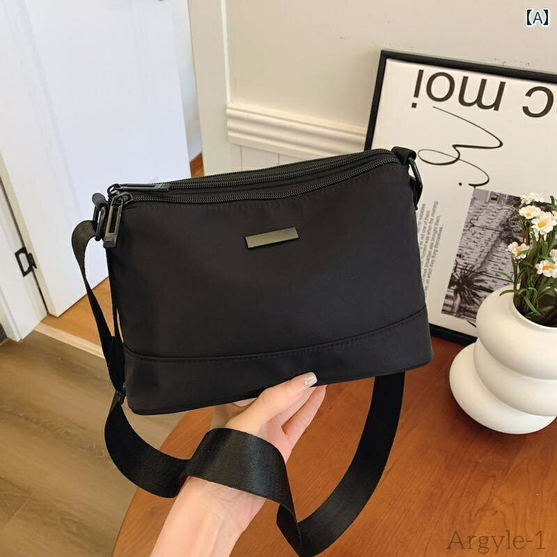 【送料無料】レディース バッグ 普段使い 新 ファッション シングル ショルダー クロス ボディバッグ 多層 トレンディ オックスフォード 布 ナイロン 枕