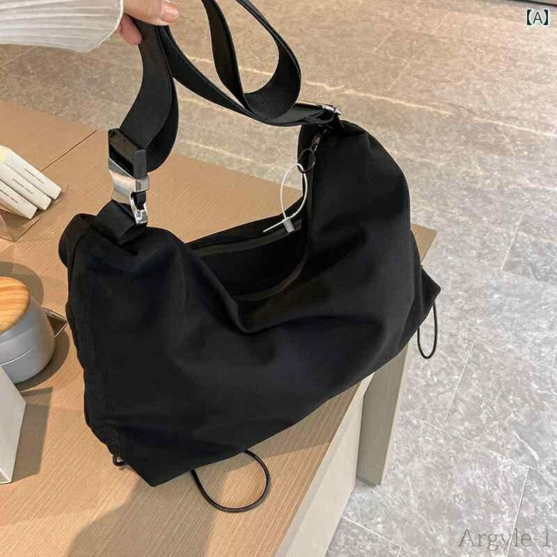 【送料無料】レディース バッグ 普段使い イン トレンディ シンプル クロス ボディバッグ 大容量 ワークウェア クラス メッセンジャー キャンバスショルダー