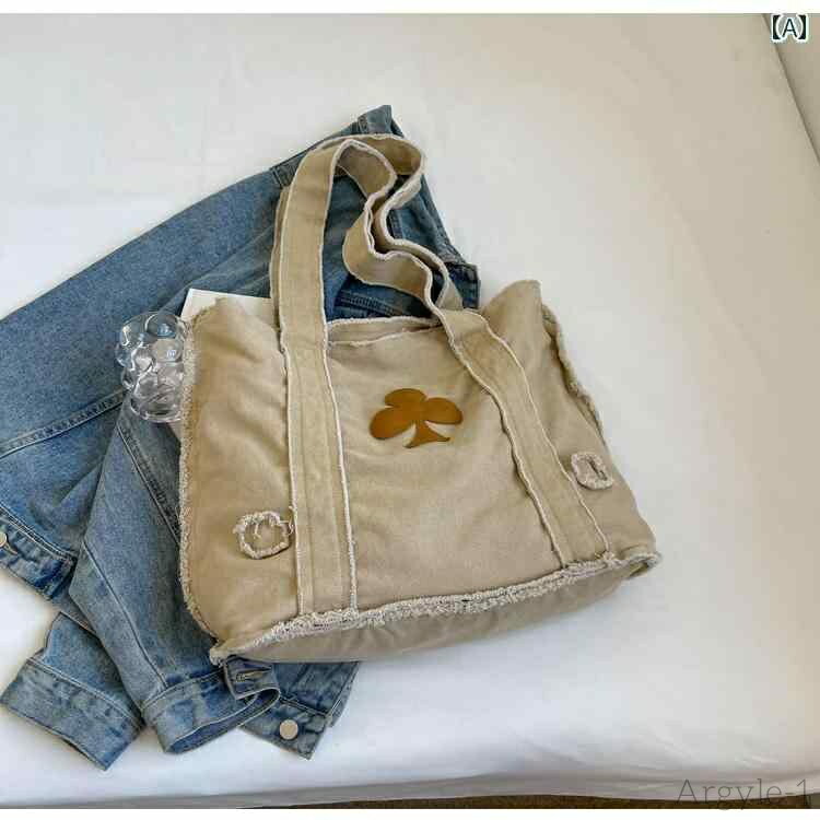 【送料無料】レディース バッグ 普段使い キャンバス 大容量 秋冬 カジュアル ワンショルダー大 クラス 通勤 トート