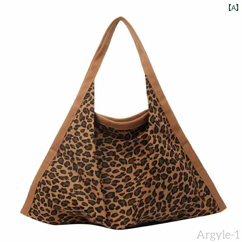【送料無料】レディース バッグ 普段使い ヒョウ柄 通勤 韓国 ファッション ポータブル大容量 ショルダー カジュアル トート